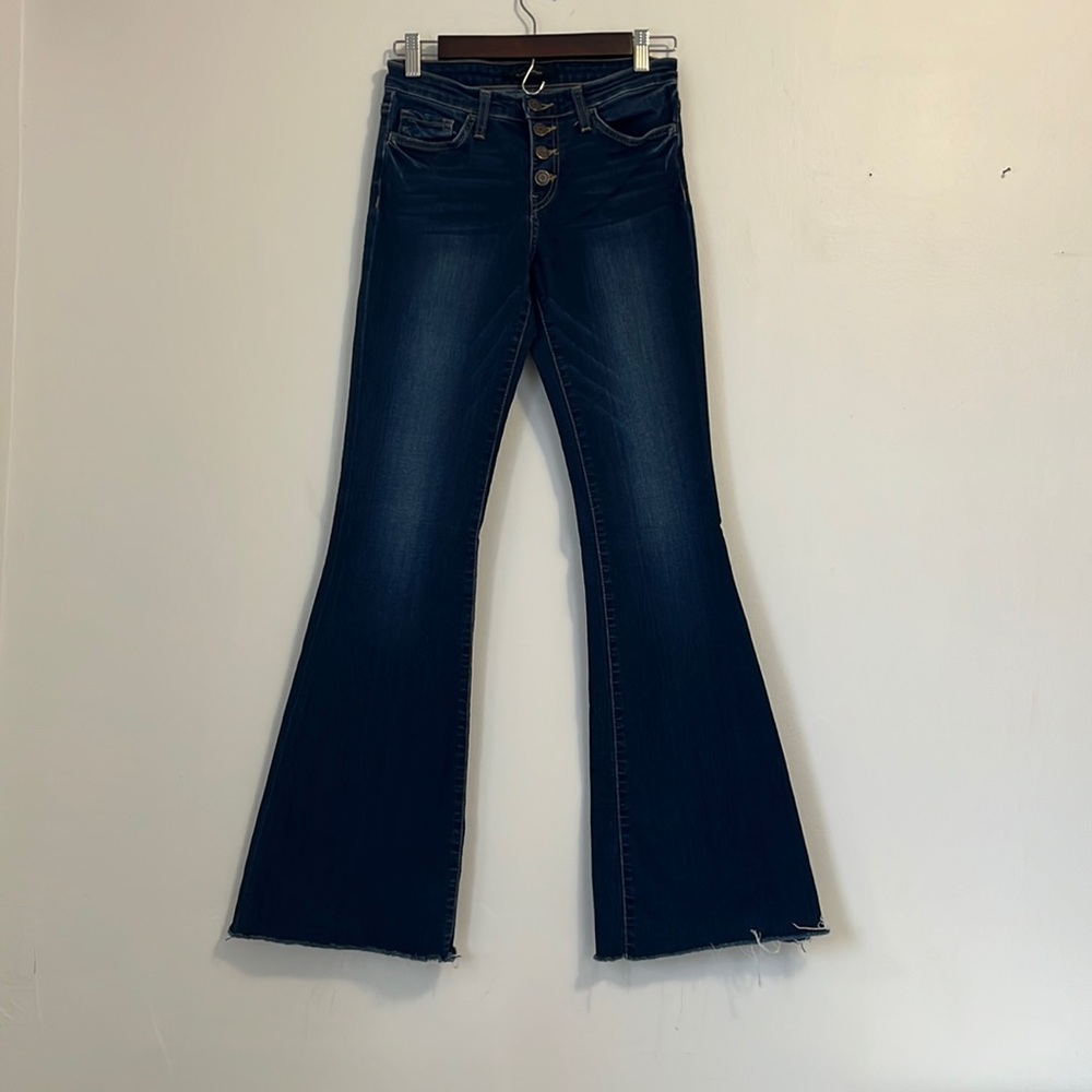Flying Monkey flares with button fly/size 26